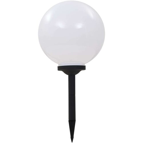 VidaXL Zunanje solarne svetilke 2 kosa LED okrogle 30 cm RGB Slike