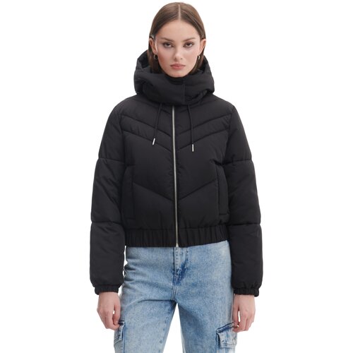 Cropp ženska jakna s kapuljačom - Crna  3804W-99X Cijene