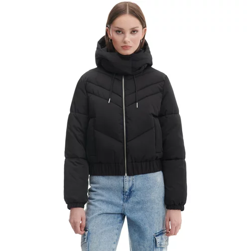 Cropp ženska jakna s kapuljačom - Crna  3804W-99X