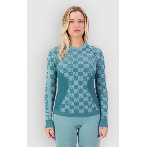Mons Royale Ascender Merino Funkcijska majica light teal / jasper Slike