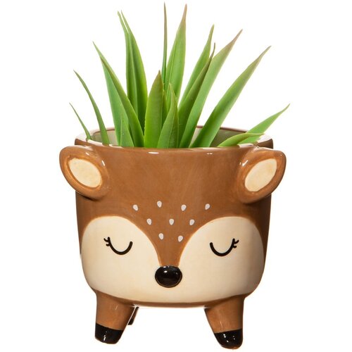 Sass &amp;amp; Belle Kamnit okrasni cvetlični lonec Deer &amp;ndash; Slike