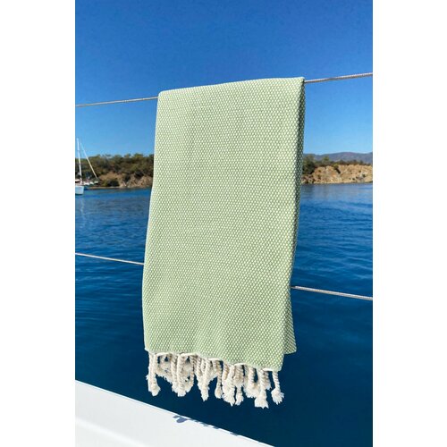  likya - walnut green walnutgreen fouta (beach towel) Cene