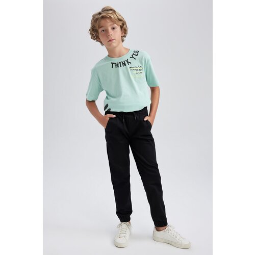 Defacto Boys' Joggers Jogger Leg Gabardine Trousers. Cene