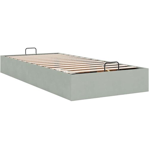  Okvir za krevet bez madraca svjetlosivi 80x200 cm bar&amp;scaron;unasti Slike