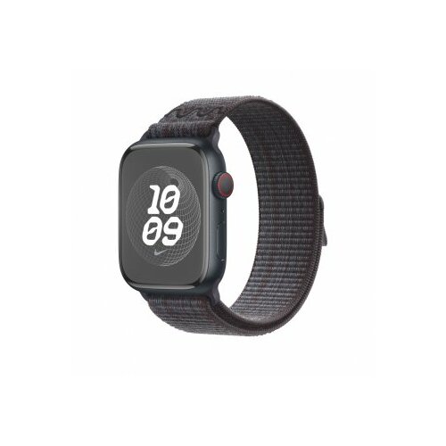 Apple watch 45mm nike band: black/blue nike sport loop (mujx3zm/a) Slike