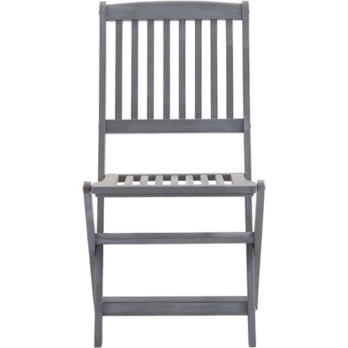  Sklopive stolice 4 kom s jastucima od punog bagremovog drveta Slike