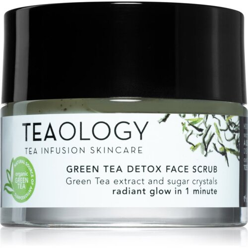 Teaology Cleansing Green Tea Detox Face Scrub sladkorni piling za nežno čiščenje in prehrano kože z zelenim čajem 50 ml Cene