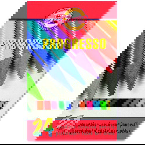  Set pastelnih olovki u lakiranom omotu PROGRESSO / 24-djelni (pastelne) Cijene
