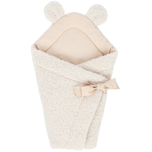 MeowBaby Kremasta dječja povojnica s janjetinom 35x65 cm - Slike