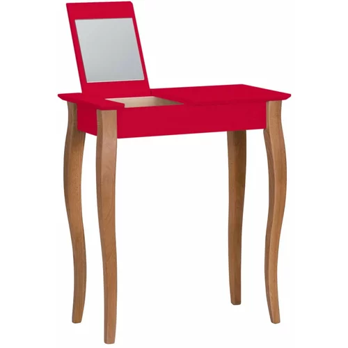 Ragaba crveni toaletni stolić s ogledalom Lillo, širina 65 cm