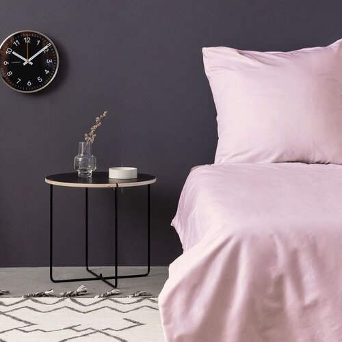  de light pink light pink satin single xxl quilt cover set (de) Cene