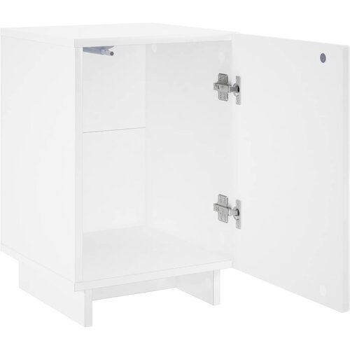  Noćni ormar Bijela visokog sjaja 33,5 x 34,5 x 50 cm Slike