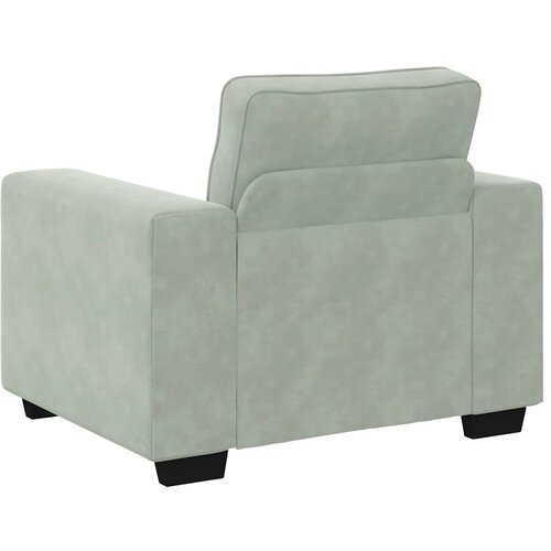  3-dijelni set sofa s jastucima, svijetlo sivi bar&amp;scaron;un Slike