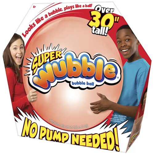 Flair Toys super wubble mjehurić lopta crvene boje 75 cm Slike