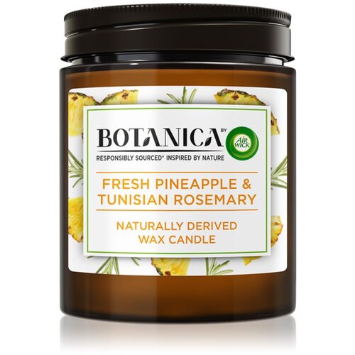 Air Wick Botanica Fresh Pineapple &amp;amp; Tunisian Rosemary mirisna svijeća 205 g Slike