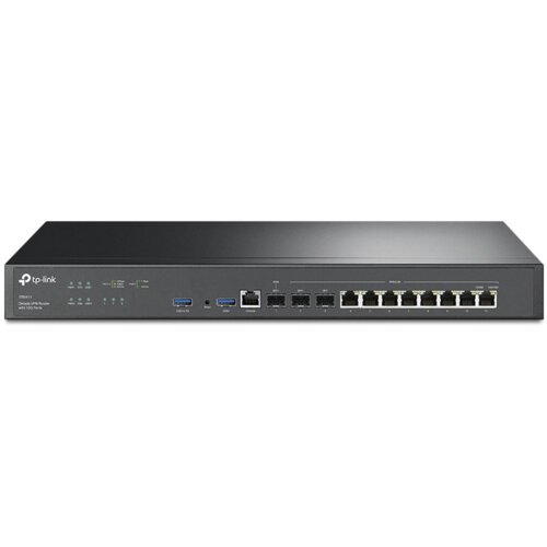 Tp-link Omada ER8411 žični usmerjevalnik Gigabit Ethernet Črna Slike