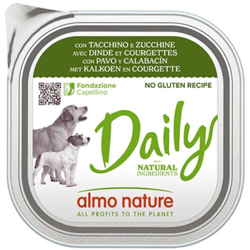 Almo Nature Daily - puran in bučka - 100 g 100 g Cene