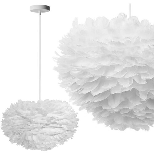 Toolight Bijela Lampica s Privjeskom od Perja - APP335-3CP Slike