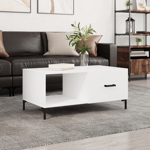 vidaXL Stolić za kavu bijeli 90 x 50 x 40 cm od konstruiranog drva Cijene