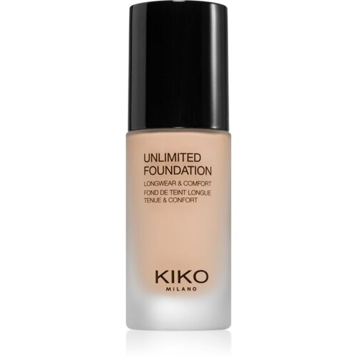 KIKO Milano Unlimited Foundation dugotrajni tekući puder s mat efektom nijansa 02 Gold 30 ml Slike