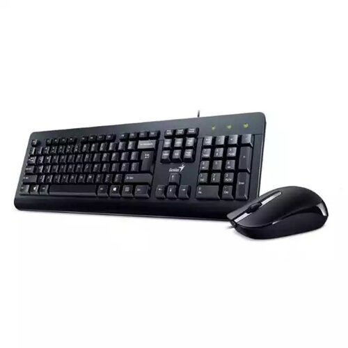 Genius Tastatura + Miš KM-160 USB US, crna Slike