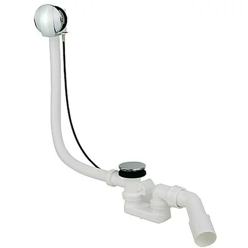  Izljevni ventil s preljevom (S ekscentrom, Plastika, 1½″, Prikladno za: Standardne kade)