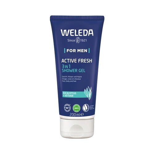 Weleda ForMen Active Fresh 3in1 gel za tu&amp;scaron;iranje Slike