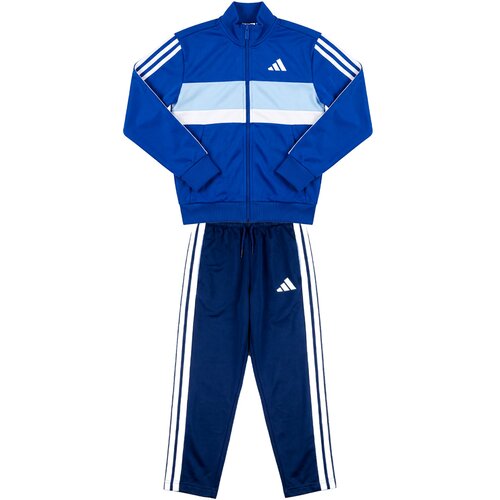 Adidas Trenirka komplet Seasonal Essentials Tiberio 3-Stripes Tricot Track Suit Kids Modra Slike