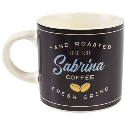 Rex London Antracitno sivo-kremno bela keramična skodelica 350 ml Sabrina &amp;ndash; Slike