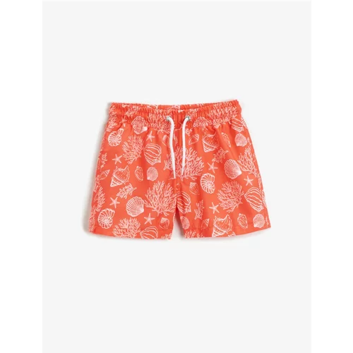 Koton Swim Shorts - Pink - Plain