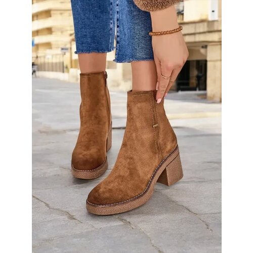 Resti Eco-suede women's ankle boots on a stiletto heel Egrios Cene