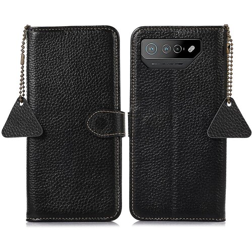 INORCO Za telefon Asus ROG Phone 7 5G/7 Ultimate 5G torbica za telefon RFID blokiranje pravega govejega usnja denarnica stojalo pokrov, (22036462) Slike