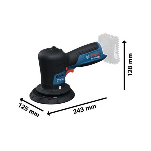 Bosch PROFESSIONAL akumulatorski ekscentrični brusilnik GPX 12V-125, 06019L4100 Cene