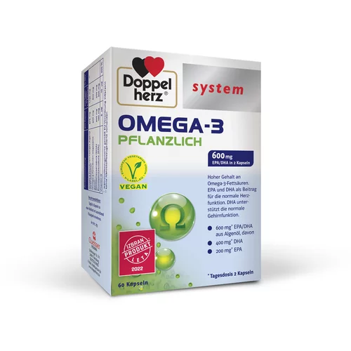 Doppelherz System Omega-3, rastlinske kapsule