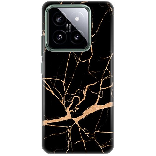  Torbica Silikonska Print za Xiaomi 14 All Black Cene