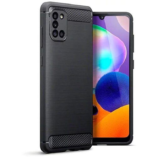 Samsung Silikonski barvni ovitek za Galaxy A31 - Carbon črna Cene