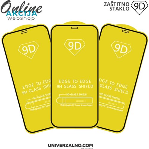 3 KOMADA Zaštitno staklo 9D za iPhone 14 (ONLINE AKCIJSKA PONUDA) Cijene