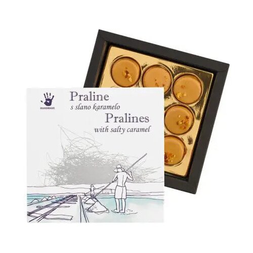 Lucifer Chocolate Čokoladne praline s soljo in karamelo, 9 pralin Cene