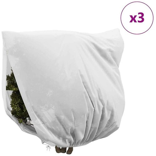  Pokrijte biljke od mraza flis pokrivačem 3 pcs Bijelo Slike