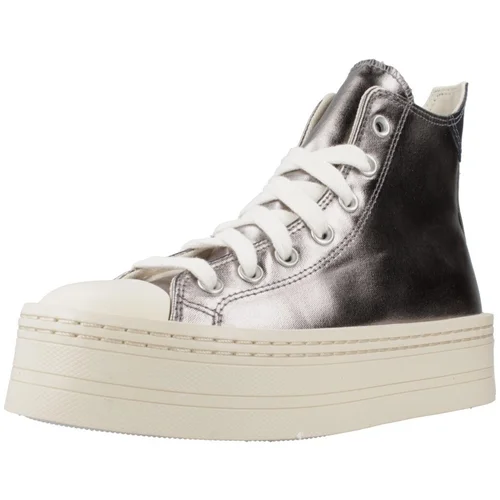 Converse Visoke superge CHUCK TAYLOR ALL STAR MODERN LIFT PLATFORM METALLIC Srebrna