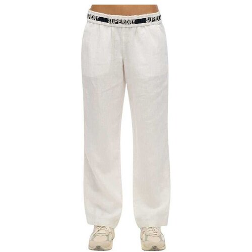 Superdry lanene ženske pantalone Cene