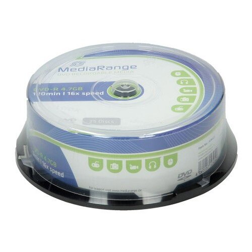 Mediarange DVD-R 4,7GB tortica, 25/1 Cene
