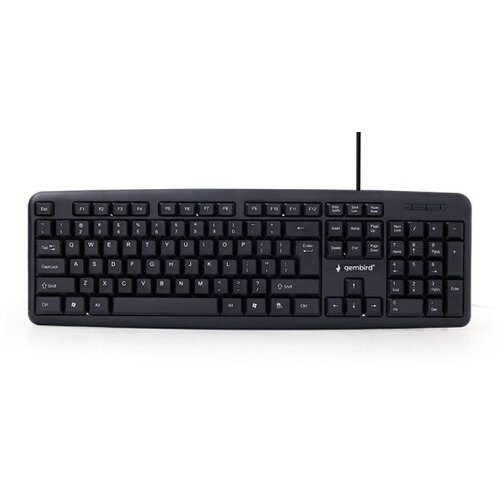 Gembird Tastatura KB-U-103, Standard keyboard, USB, US layout, black Cijene