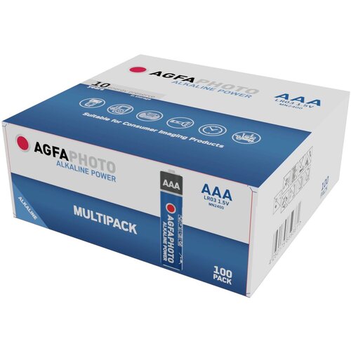 Agfaphoto Power LR03 micro (aaa)-baterija alkalno-manganov 1.5 V 100 kos, (20476111) Cene