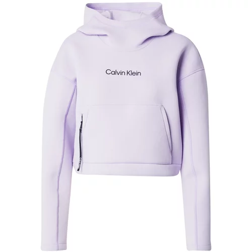 Calvin Klein Sportska sweater majica lila / crna
