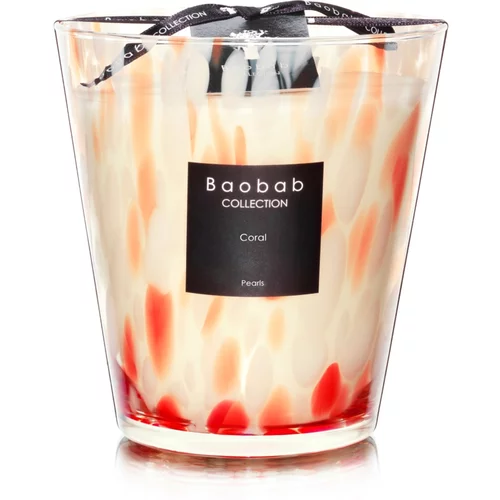 Baobab Pearls Coral dišeča sveča 16 cm
