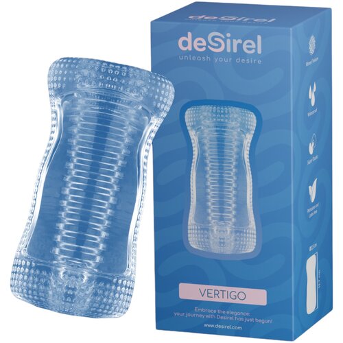  Desirel Vertigo - masturbator z rebrasto notranjo površino (prozoren) Cene