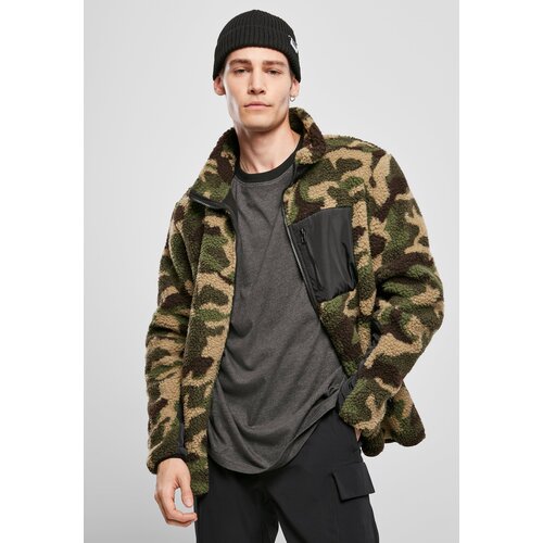 Urban Classics Sherpa Jacket Wooden Camouflage Cene