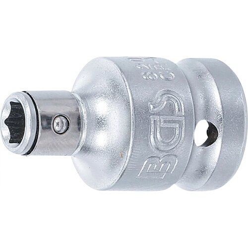 BGS Bit adapter | unutarnji četverokut 12,5 mm (1 /2) | unutarnji &scaron;esterokut 6,3 mm (1 /4) Cijene