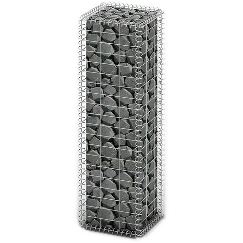 vidaXL Gabionska ko&scaron;ara s poklopcima od pocinčane žice 100 x 30 x 30 cm Cijene